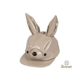 2MOD_19FWR002_TWOMOd,  Brown Glow Bunny Character Hat_Handmade, Made in Korea, 3D Hat